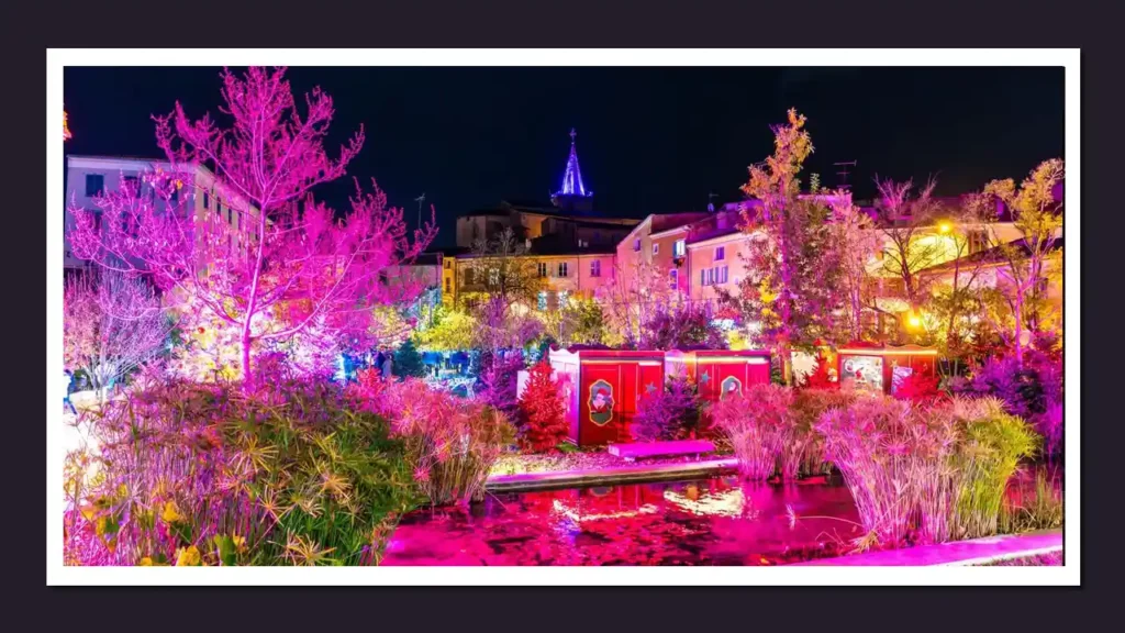 Booh illuminations de fin d'annee