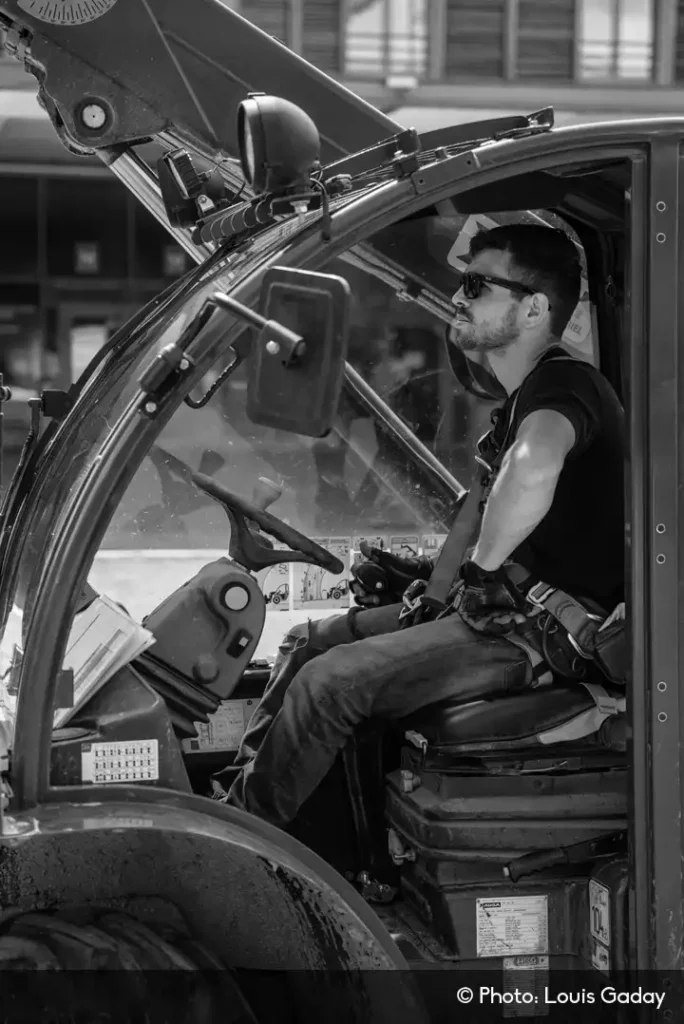 conduite d'engin